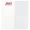 JAM Paper Clear Heavy Duty Plastic 2-Pocket Mini Folders, 6ct.